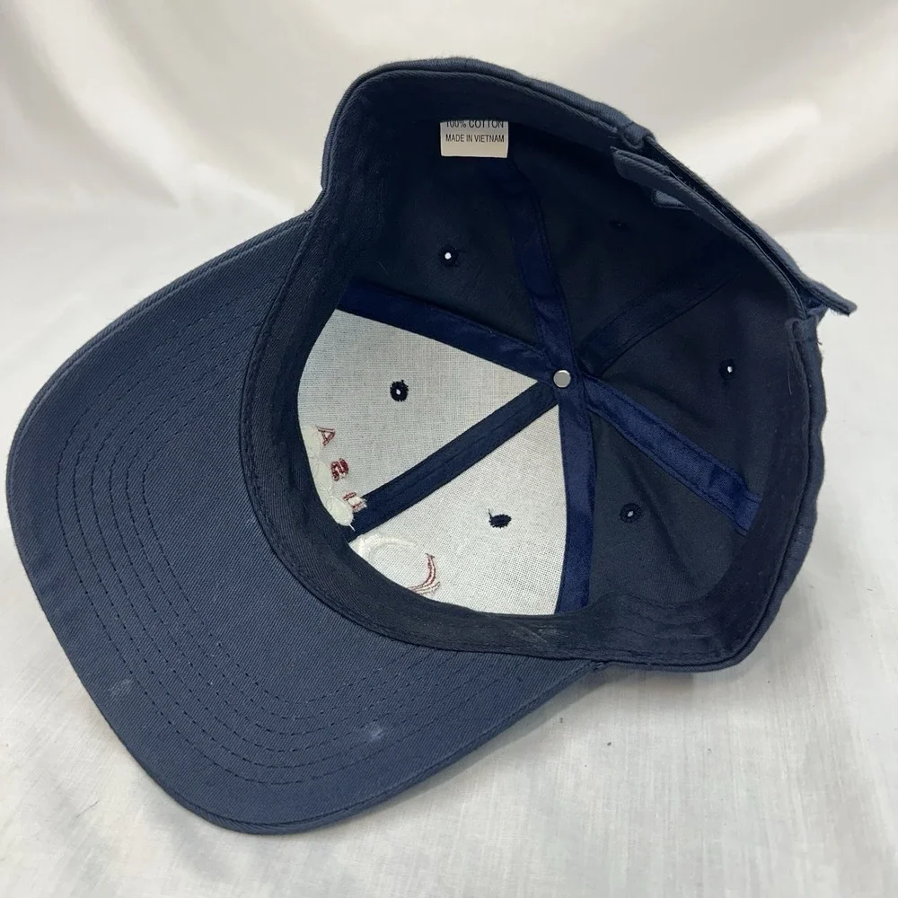 Team USA Beijing Olympics 2008 Summer Games Hat Navy Blue Strapback Cap One Size